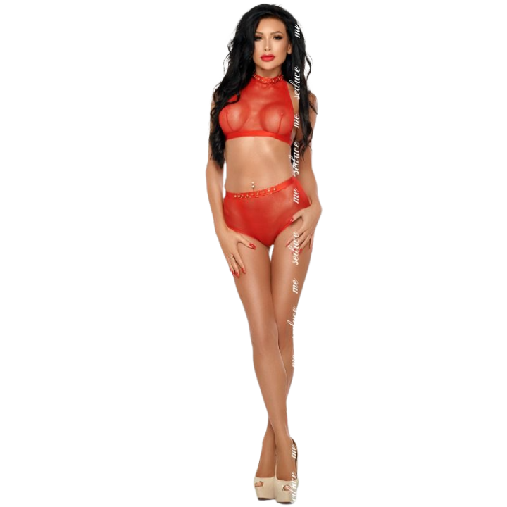 ME-SEDUCE - MONA SET ROJO L/XL | VibraZon