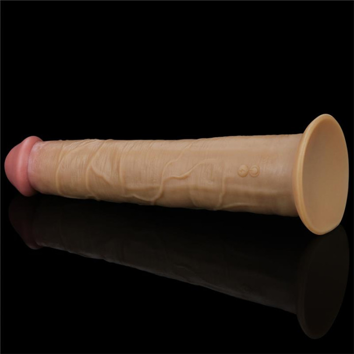 Vibrador Realista con Rotación Doble Capa 10 de Lovetoy | VibraZon