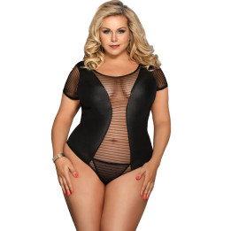 SUBBLIME - FETISH TEDDY MANGA CORTA TALLA GRANDE | VibraZon