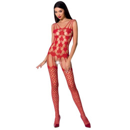 PASSION - WOMAN BS067 BODYSTOCKING ROJO TALLA ÚNICA | VibraZon