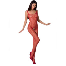 PASSION - WOMAN BS071 BODYSTOCKING ROJO TALLA ÚNICA | VibraZon