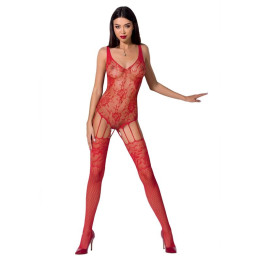 PASSION - WOMAN BS074 BODYSTOCKING TALLA ÚNICA ROJO | VibraZon
