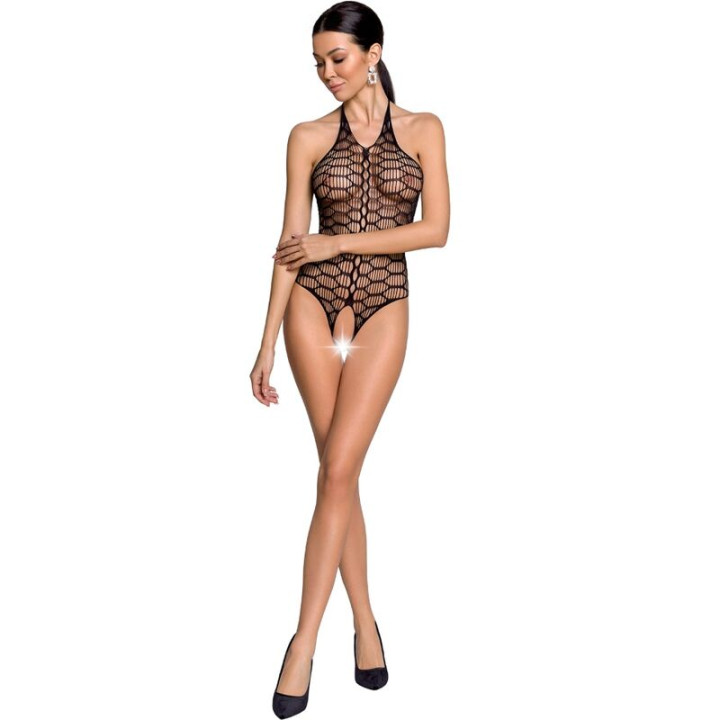 PASSION - WOMAN BS087 BODYSTOCKING NEGRO TALLA ÚNICA | VibraZon