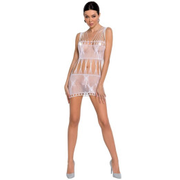 PASSION - WOMAN BS090 BODYSTOCKING BLANCO TALLA ÚNICA | VibraZon