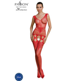 PASSION - ECO COLLECTION BODYSTOCKING ECO BS014 ROJO | VibraZon