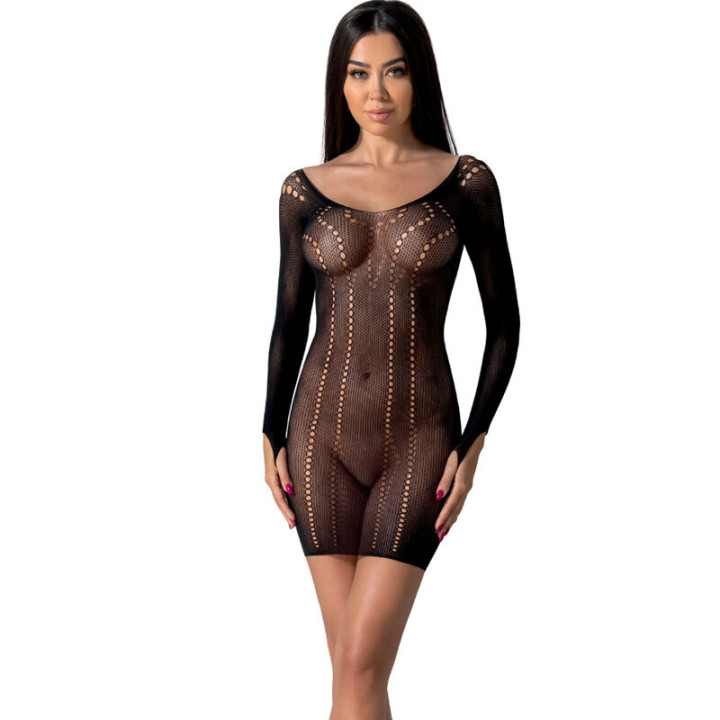 PASSION - BS101 BODYSTOCKING NEGRO TALLA ÚNICA | VibraZon