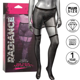CALEXOTICS - RADIANCE FALDA DE LIGA HASTA EL MUSLO TALLA GRANDE | VibraZon