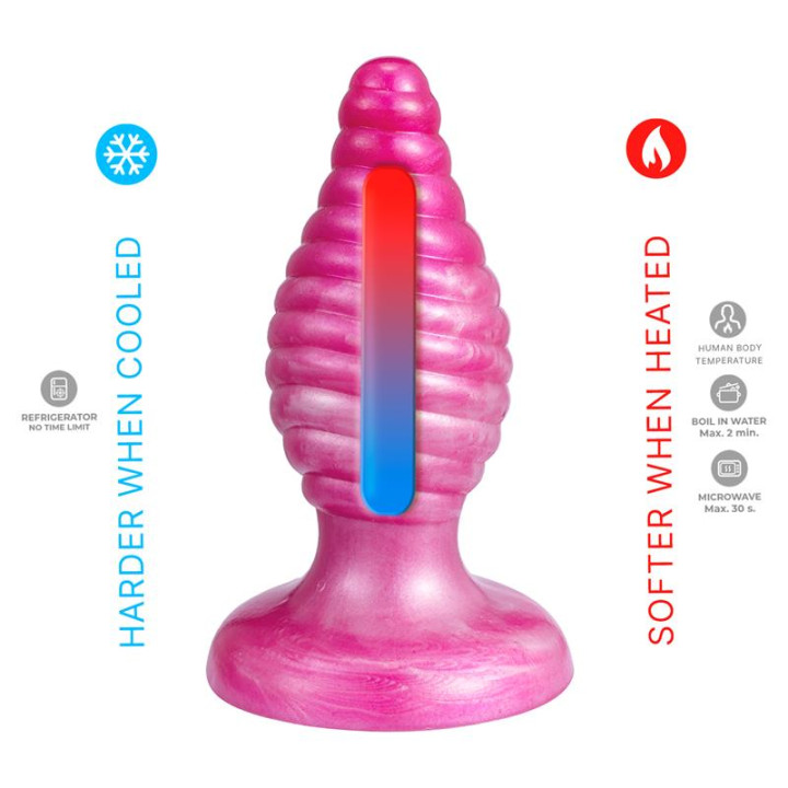 Plug anal Fantasy Silicona Liquida Cherry de Silexd | VibraZon