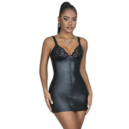 SUBBLIME - 957575 VESTIDO DE CUERO CON CREMALLERA NEGRO L/XL | VibraZon