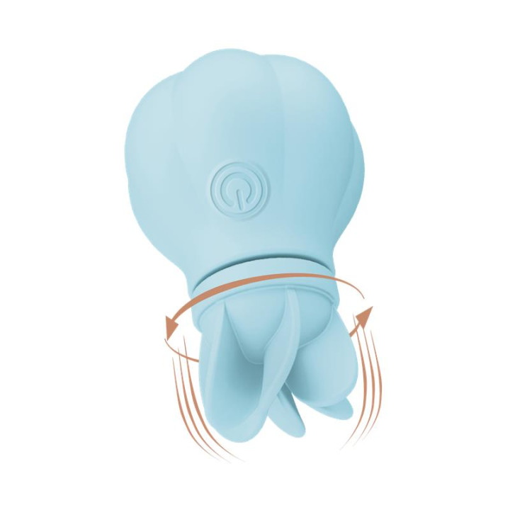 Estimulador Caress Vibración y Rotación Light blue de Adrien Lastic | VibraZon