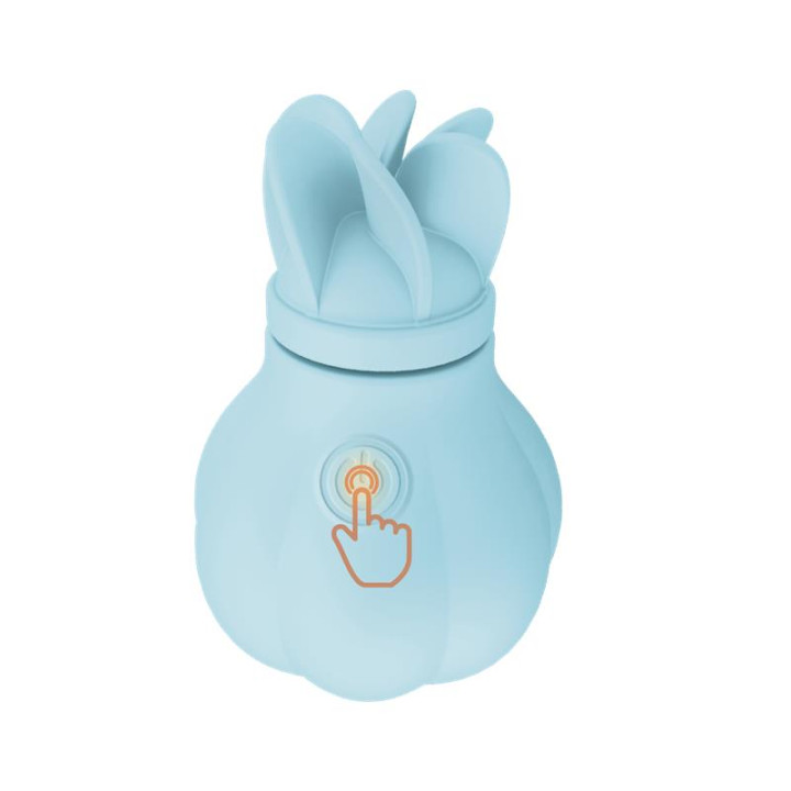 Estimulador Caress Vibración y Rotación Light blue de Adrien Lastic | VibraZon