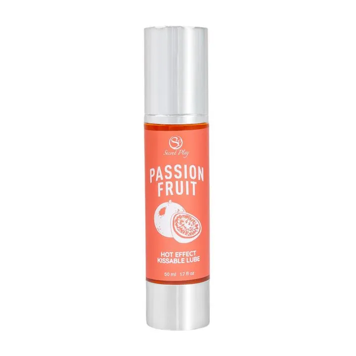 Lubricante 2 en 1 Aroma Fruta de la Pasión 50 ml de Secret Play