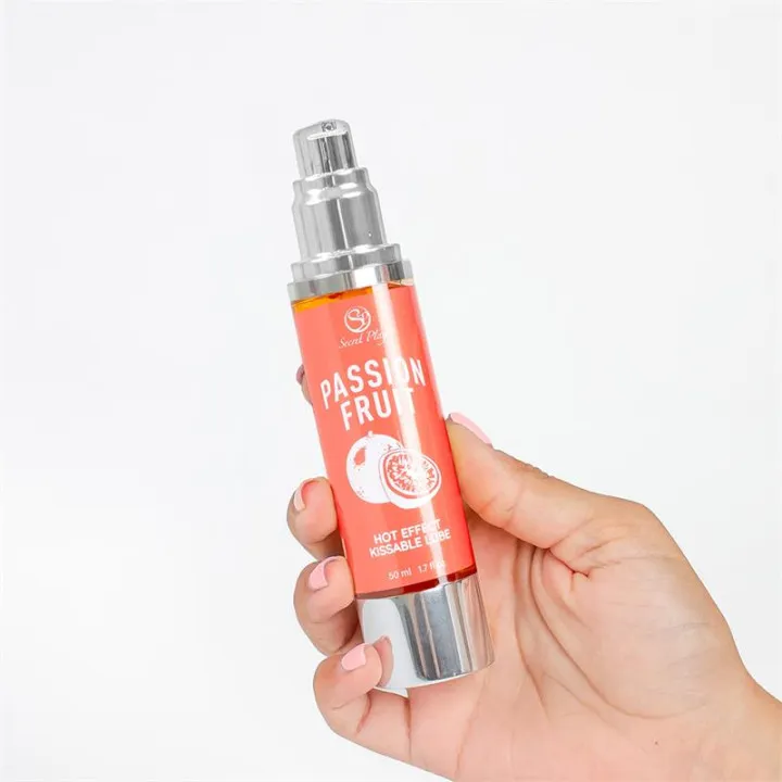 Lubricante 2 en 1 Aroma Fruta de la Pasión 50 ml de Secret Play