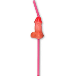 DIABLO PICANTE - BOLSA 5 PAJITAS PENE GRANDE NATURAL | VibraZon