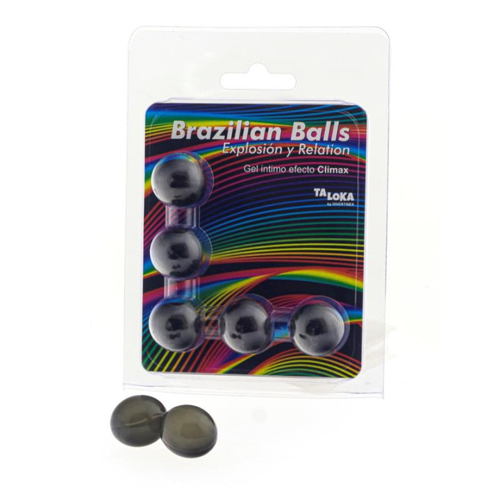 Set 5 Brazilian Balls Gel Excitante Efecto Climax | VibraZon