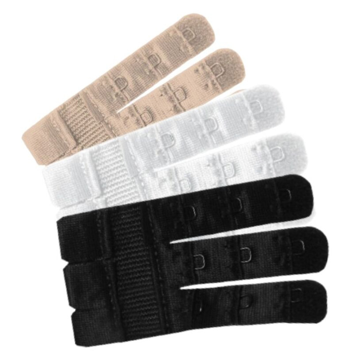 BYE-SUJETADOR - EXTENSORES DE CONTORNO FLEXIBLES 3 GANCHOS 3 UDS | VibraZon