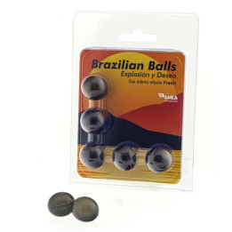 Set 5 Brazilian Balls Gel Excitante Efecto Fresh | VibraZon
