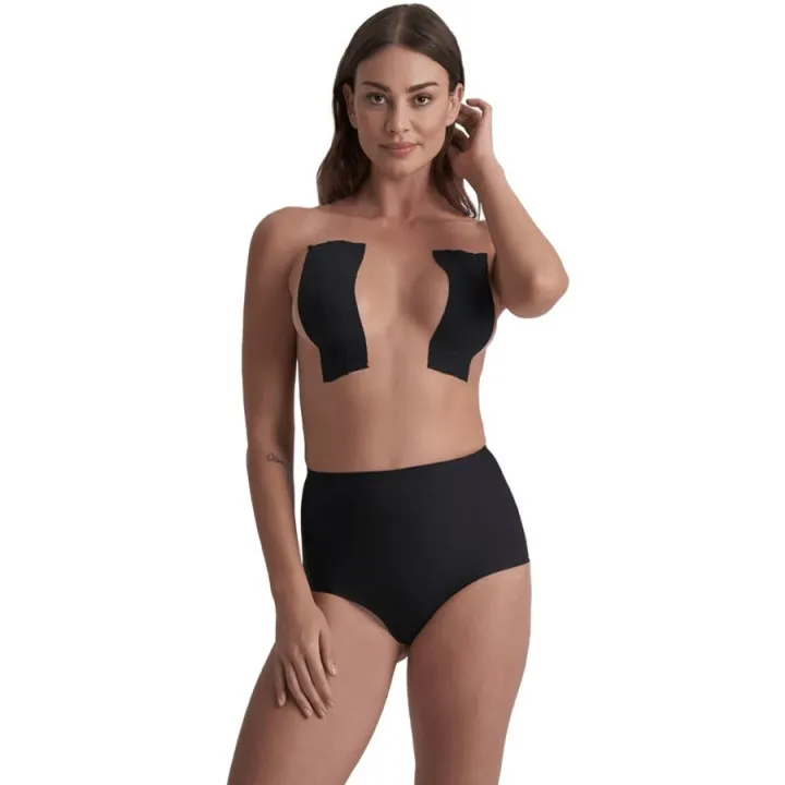 BYE-SUJETADOR - BODY TAPE DOUBLE SIDED CINTA DE DOBLE CARA NEGRO TALLA ÚNICA 5 x 500 CM