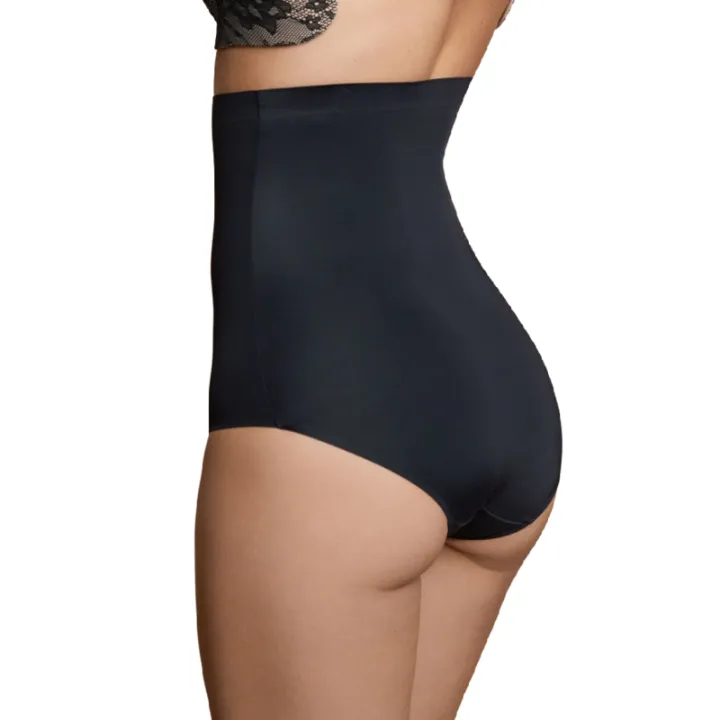 BYE-SUJETADOR - FAJA SIN COSTURAS ESTILO BRAGUITAS NEGRO TALLA S