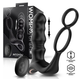 Womp Masajeador Prostático con Vibración, Thrusting y Control Remoto de Intoyou | VibraZon
