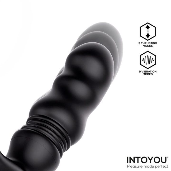 Womp Masajeador Prostático con Vibración, Thrusting y Control Remoto de Intoyou | VibraZon