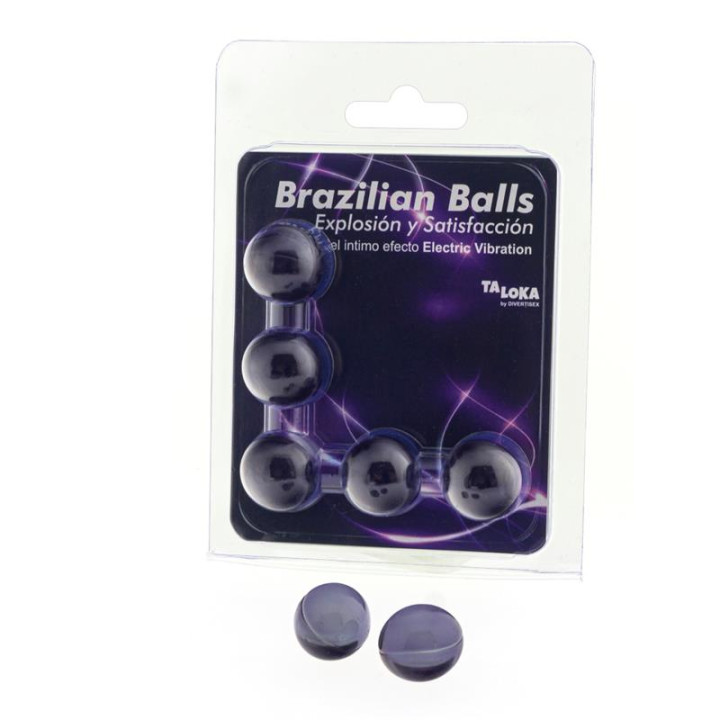 Set 5 Brazilian Balls Gel Efecto Electric Vibracion | VibraZon