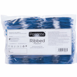 PASANTE - RIBBED PASSION PRESERVATIVOS BOLSA 144 UNIDADES | VibraZon