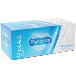PASANTE - RIBBED PASSION PRESERVATIVOS CAJA 144 UNIDADES | VibraZon