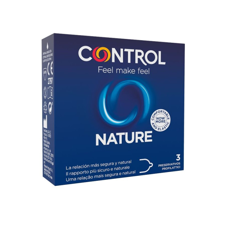 CONTROL - NATURE PRESERVATIVOS 3 UNIDADES | VibraZon