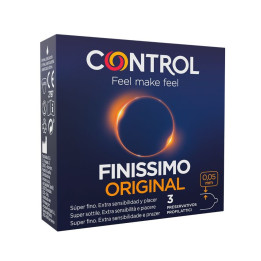 CONTROL - FINISSIMO PRESERVATIVOS 3 UNIDADES | VibraZon
