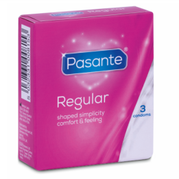 PASANTE - PRESERVATIVO GAMA REGULAR 3 UNIDADES | VibraZon
