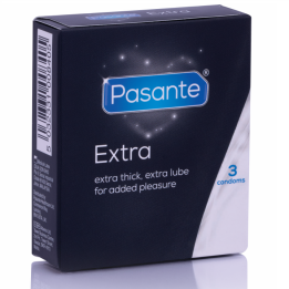 PASANTE - EXTRA PRESERVATIVO EXTRA GRUESOS 3 UNIDADES | VibraZon