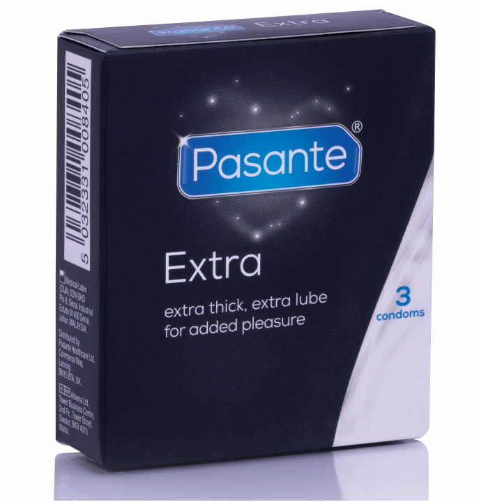 PASANTE - EXTRA PRESERVATIVO EXTRA GRUESOS 3 UNIDADES | VibraZon
