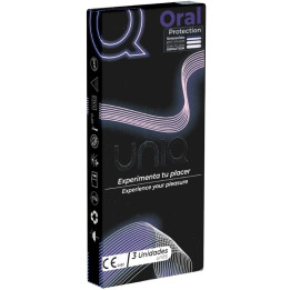UNIQ - ORAL MASCARA PRESERVATIVOS SIN LATEX 3 UNIDADES | VibraZon
