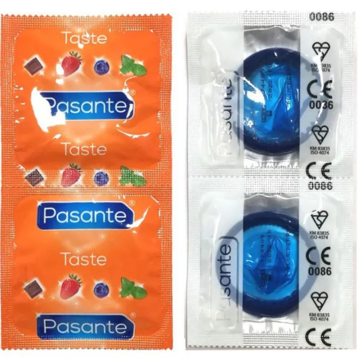 PASANTE - PRESERVATIVO SABOR ARANDANO BOLSA 144 UNIDADES