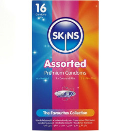 SKINS - SURTIDO PRESERVATIVOS PREMIUM PACK 16 | VibraZon