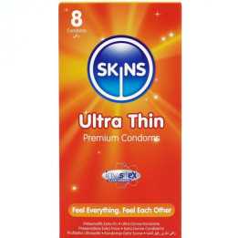 SKINS - ULTRAFINOS PRESERVATIVOS PREMIUM PACK 8 | VibraZon