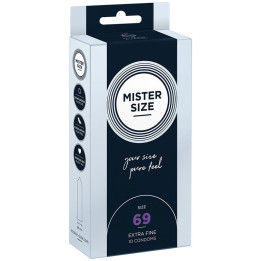 MISTER SIZE - PRESERVATIVOS TALLA XXXL 69 MM (10 UNIDADES) | VibraZon