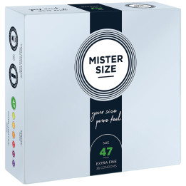 MISTER SIZE - PRESERVATIVOS TALLA XS 47 MM (36 UNIDADES) | VibraZon