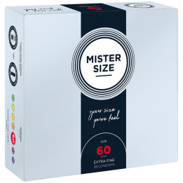 MISTER SIZE - PRESERVATIVOS TALLA XL 60 MM (36 UNIDADES) | VibraZon
