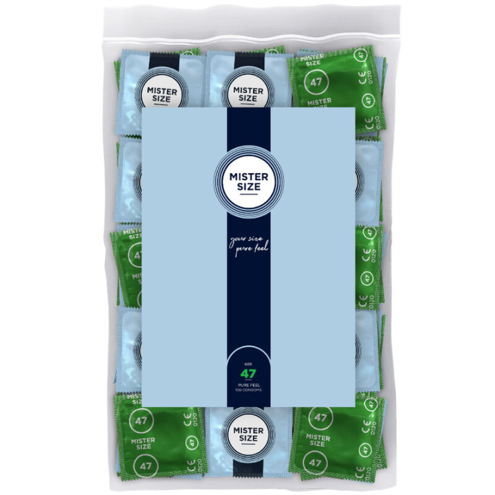 MISTER SIZE - PRESERVATIVOS TALLA XS 47 MM (100 UNIDADES) | VibraZon
