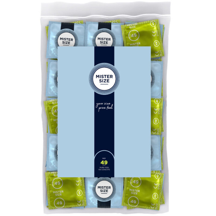 MISTER SIZE - PRESERVATIVOS TALLA S 49 MM (100 UNIDADES) | VibraZon