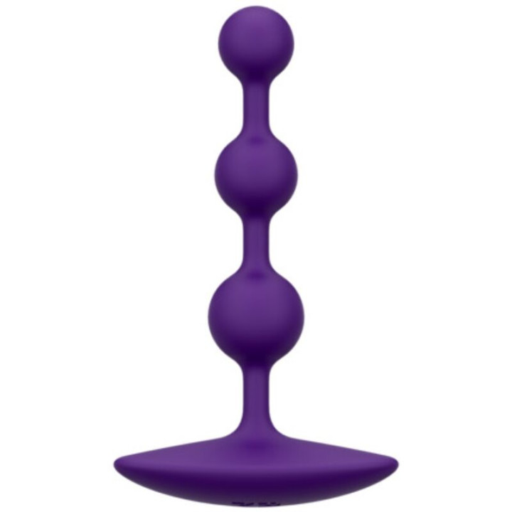 ROMP - AMP MORADO BOLAS ANALES FLEXIBLES DE SILICONA 12,5 CM MORADO | VibraZon