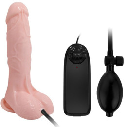 BAILE - DILDO REALÍSTICO VIBRADOR E INFLABLE 18.8 CM | VibraZon