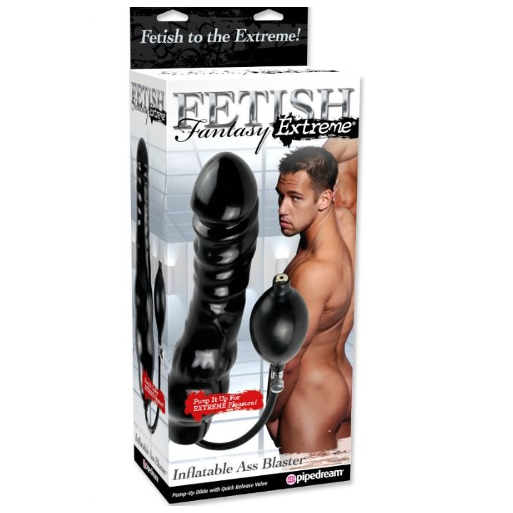 FETISH FANTASY EXTREME - DILATADOR ANAL HINCHABLE NEGRO | VibraZon