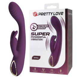 Emma Vibrador con Conejito de Prettylove | VibraZon