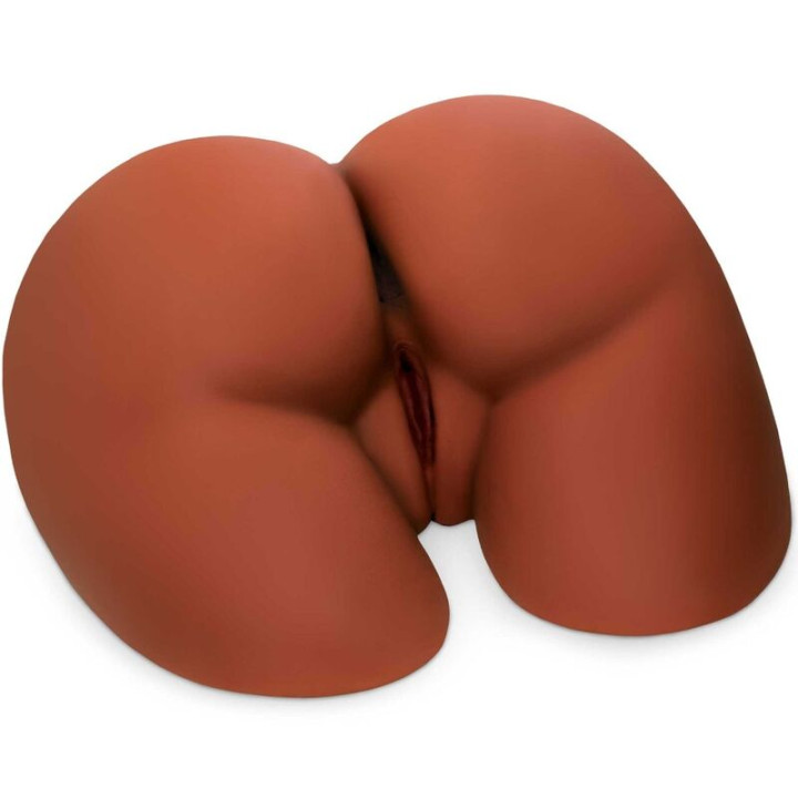 PDX PLUS - MASTURBADOR PERFECT ASS XL DOBLE ENTRADA MARRON | VibraZon