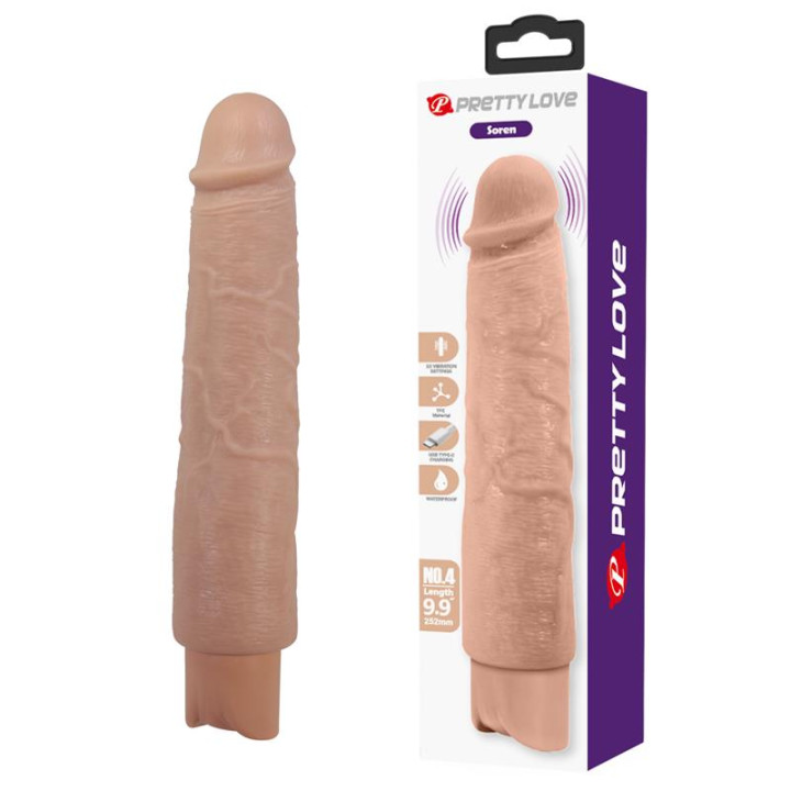 Soren Vibrador Realista 9.9 de Prettylove | VibraZon