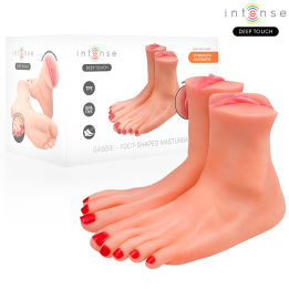 INTENSE DEEP TOUCH - GABBIE MASTUBADOR DE DOS PIEZAS EN FORMA DE PIE | VibraZon