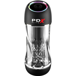 PDX ELITE - MASTURBADOR STROKER VIEWTUBE PRO VIBRADOR TRANSPARENTE | VibraZon